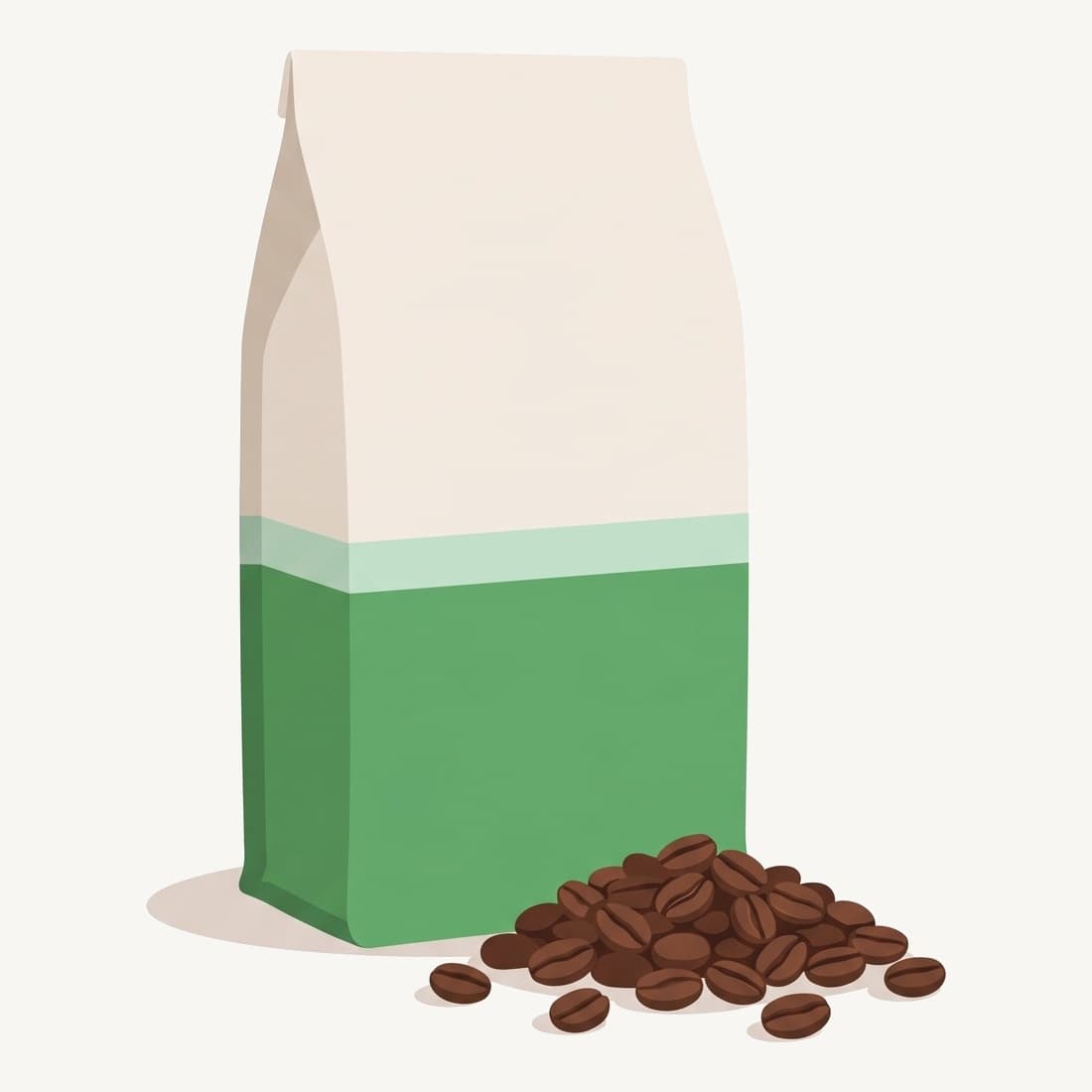 Our drawing of the Counter Culture Coffee Big Trouble bag